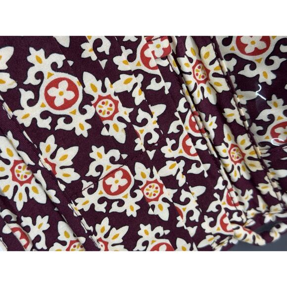 Vera Bradley Retired Rare Medallion Quilted Tri-Fold Wallet Crossover Strap - Picture 6 of 7